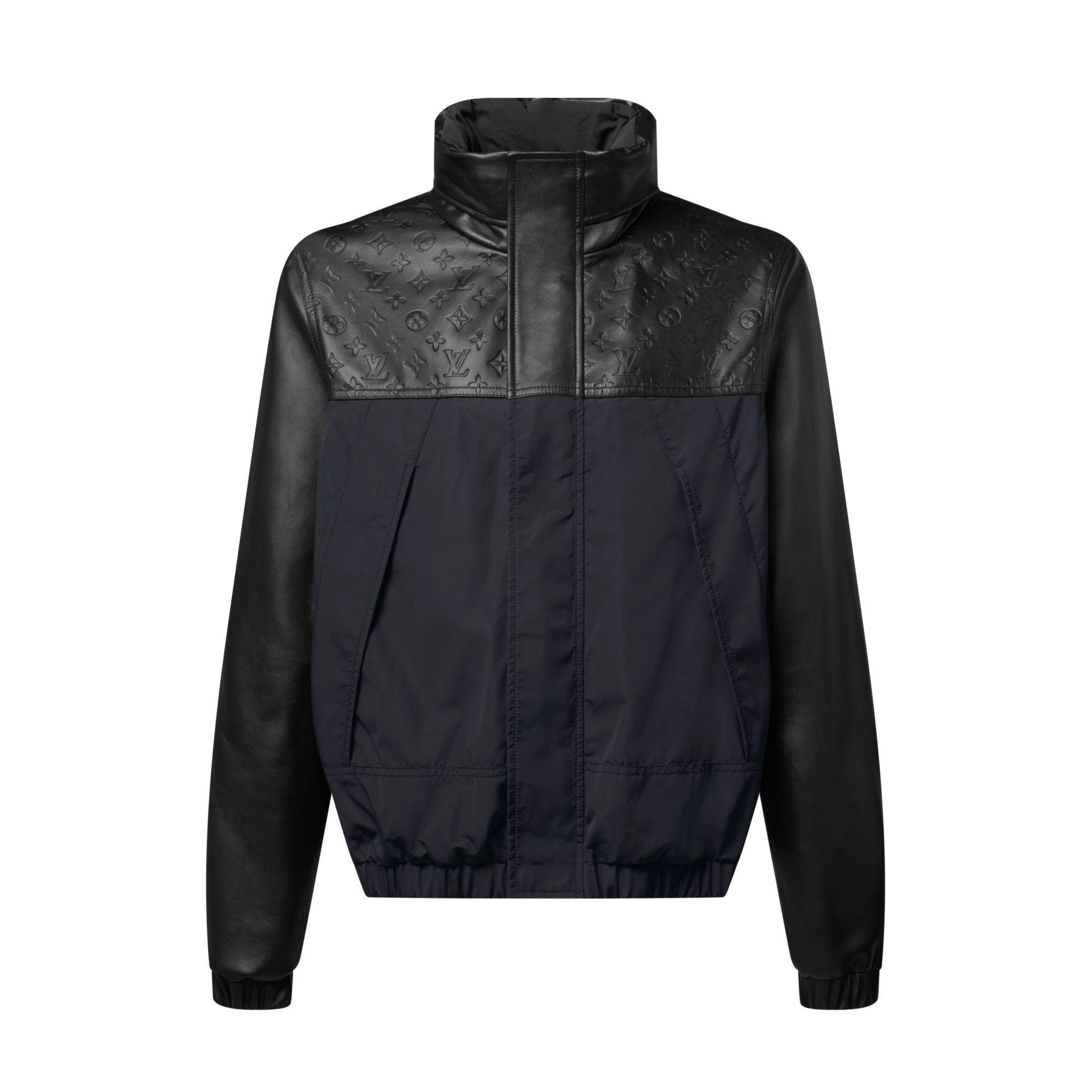 Windjacke mit Elementen aus Leder  Herren Ready to Wear Jacken und Mäntel | LOUIS VUITTON (Zoom)